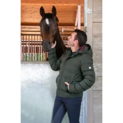 HKM Jas Hamburg Heren Gewatteerd Donkerblauw -Pikeur || Cavallo || Dublin Verkoopwinkel 12574 2.8be128