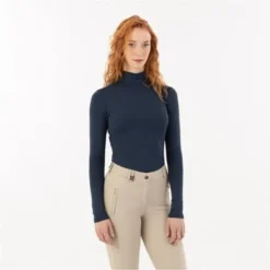 ANKY Shirt Mockneck ATC232301 Dark Navy