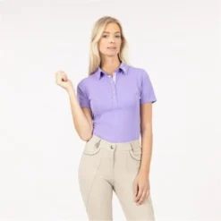 Anky Polo Essential Korte Mouw Paisley Purple L