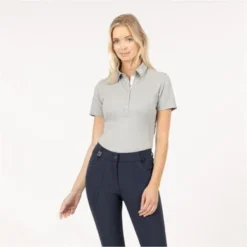 Anky Polo Essential Korte Mouw Zilver