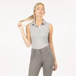 Anky Polo Mouwloos Zilver