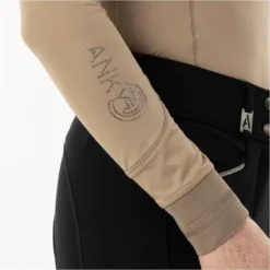 ANKY Poloshirt ATC232201 Lange Mouwen Greige -Pikeur || Cavallo || Dublin Verkoopwinkel bieman a67601 n160 23.96b3c0