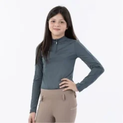 BR Shirt Dinthe Met Rits Dark Slate