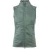 Cavallo Bodywarmer Flia Sporty Hybrid With Stand-up Collar Dames Sea Green