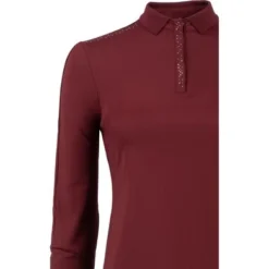 Cavallo Polo Shirt CavalGestina Donkerrood -Pikeur || Cavallo || Dublin Verkoopwinkel cavallo a004463 d dr 04.deef16