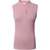 Covalliero Mouwloos Poloshirt Pearl Rose XL