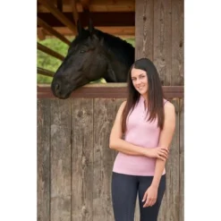 Covalliero Mouwloos Poloshirt Pearl Rose XL -Pikeur || Cavallo || Dublin Verkoopwinkel covalliero 322575221.035961