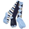 Dublin Sokken 3 Pack Navy-Sky