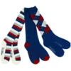 Dublin Sokken 3 Pack Navy-Rood-Wit