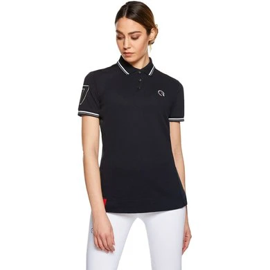 Ego7 Poloshirt Air Blauw/Zwart 1 Ego7 Poloshirt Air Blauw/Zwart