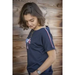 PÉNÉLOPE Pénélope Shirt Poppy Navy -Pikeur || Cavallo || Dublin Verkoopwinkel ekkia 963408700 1.2a002c