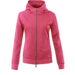 EQODE By Equiline Vest Debra Rits/Hoodie Rose Rood