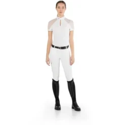 Ego7 Shirt Teresa Korte Mouwen Wit