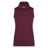 Euro-Star Mouwloos Poloshirt Carmella Dark Berry