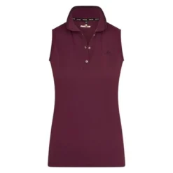 Euro-Star Mouwloos Poloshirt Carmella Dark Berry