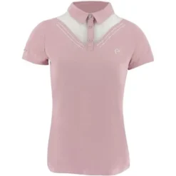 EQUITHÈME Polo Shirt Lady Korte Mouwen Lila L