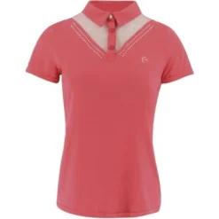 EQUITHÈME Polo Shirt Lady Korte Mouwen Fuchsia XS