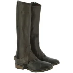 EQUITHÈME Chaps Leder Bruin -Pikeur || Cavallo || Dublin Verkoopwinkel et equitheme lederen minichaps.8a43f8