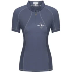 Fair Play Shirt Paula Korte Mouw Steel Blue