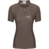 Fair Play Shirt Paula Korte Mouw Grijs/Taupe 40