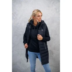 Harcour Bodywarmer Boliva Lang Dames Zwart -Pikeur || Cavallo || Dublin Verkoopwinkel harcour boliva black site3.225e38