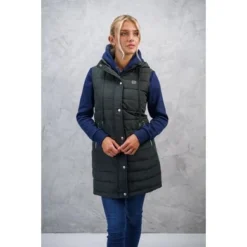 Harcour Bodywarmer Boliva Lang Dames Khaki -Pikeur || Cavallo || Dublin Verkoopwinkel harcour boliva kaki site3.540055