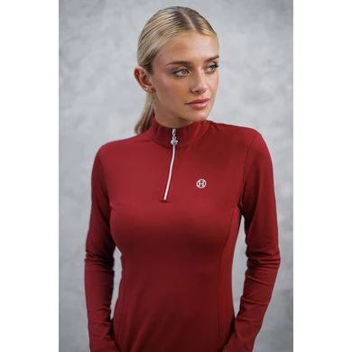 Harcour Poloshirt Pacific Dames Robijnrood 2 Harcour Poloshirt Pacific Dames Robijnrood - Afbeelding 2