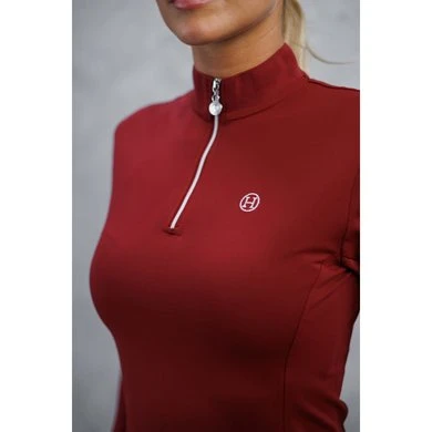 Harcour Poloshirt Pacific Dames Robijnrood 3 Harcour Poloshirt Pacific Dames Robijnrood - Afbeelding 3