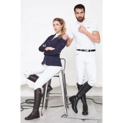 Harcour Poloshirt Crystallo Heren Wit -Pikeur || Cavallo || Dublin Verkoopwinkel harcour polo crystallo white studio3.2c710c