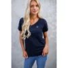 Harcour Shirt Toscane SS Dames Navy