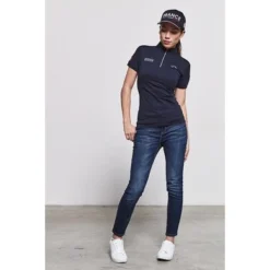 Harcour Poloshirt Shivah Dames Navy -Pikeur || Cavallo || Dublin Verkoopwinkel harcour woman polo shivah navy studio2.4a59a2