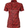 Harry's Horse Shirt Just Ride Leopard Coral
