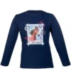 HKM T-Shirt Funny Horses Blauw 104/110