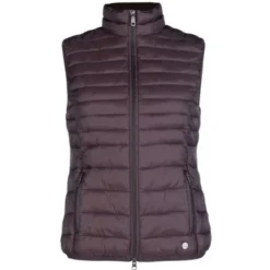HKM Bodywarmer Lena Gewatteerd Donkerbruin