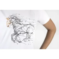 HKM T-Shirt Geometrical Horse Wit -Pikeur || Cavallo || Dublin Verkoopwinkel hkm 13128 4.328e44