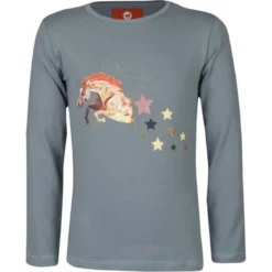 Red Horse T-Shirt Fame Grijs 128