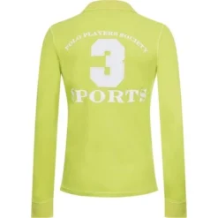 HV Polo Polo Favouritas EQ LS Lime -Pikeur || Cavallo || Dublin Verkoopwinkel hv 0403390005 lime back.37c785