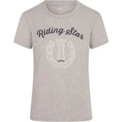 Imperial Riding Top You Shine Girl Grey Heather XS