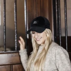 Kentucky Horsewear Cap Velvet Sammy Zwart