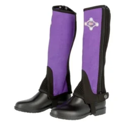 Covalliero Chaps Lilli Voor Kids Zwart/Paars