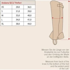 Kieffer Chaps Andorra Perfect Donkerbruin -Pikeur || Cavallo || Dublin Verkoopwinkel kieffer 139 andorra perfect masstabelle measurements.8daf10