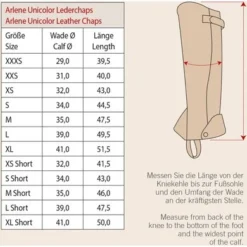 Kieffer Chaps Arlene Unicolor Zwart -Pikeur || Cavallo || Dublin Verkoopwinkel kieffer 783 arlene unicolor masstabelle measurements.0ccb55 1