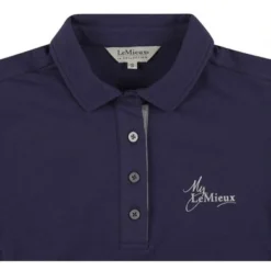 LeMieux Poloshirt Navy/Grijs Dots -Pikeur || Cavallo || Dublin Verkoopwinkel lm polo navy jrs 6.d9183f