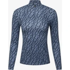 LeMieux Shirt Fleur Base Layer Denim