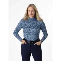 LeMieux Shirt Fleur Base Layer Denim -Pikeur || Cavallo || Dublin Verkoopwinkel lmx it02931 studio fleurbaselayer denim 2.abaea5