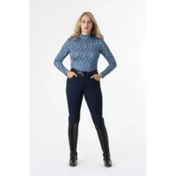 LeMieux Shirt Fleur Base Layer Denim -Pikeur || Cavallo || Dublin Verkoopwinkel lmx it02931 studio fleurbaselayer denim 3.b92208