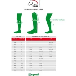 HKM Rijlaarzen Flex Country Kinderen Zwart -Pikeur || Cavallo || Dublin Verkoopwinkel maattabelboots ridingbootsizes hkm flexcountry.059553 1