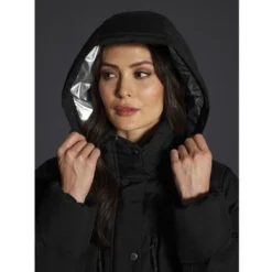 Mountain Horse Jas Quinn Dames Zwart -Pikeur || Cavallo || Dublin Verkoopwinkel mh quinn coat hood.c886c4