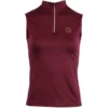 Montar Poloshirt Everly Mouwloos Plum