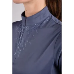 Montar Poloshirt Juliana Ocean Blue -Pikeur || Cavallo || Dublin Verkoopwinkel montar pl2213 8 juliana ocean blue tone in tone2.11375e